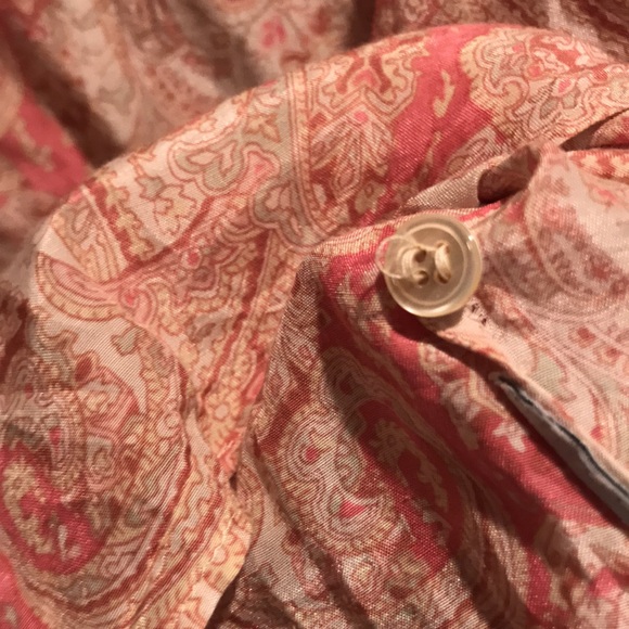 Silk Perfect Shirt by J Crew 8 silk cotton - Picture 3 of 7